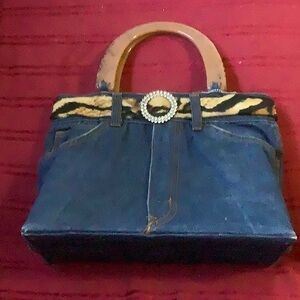Denim Jean Handbag